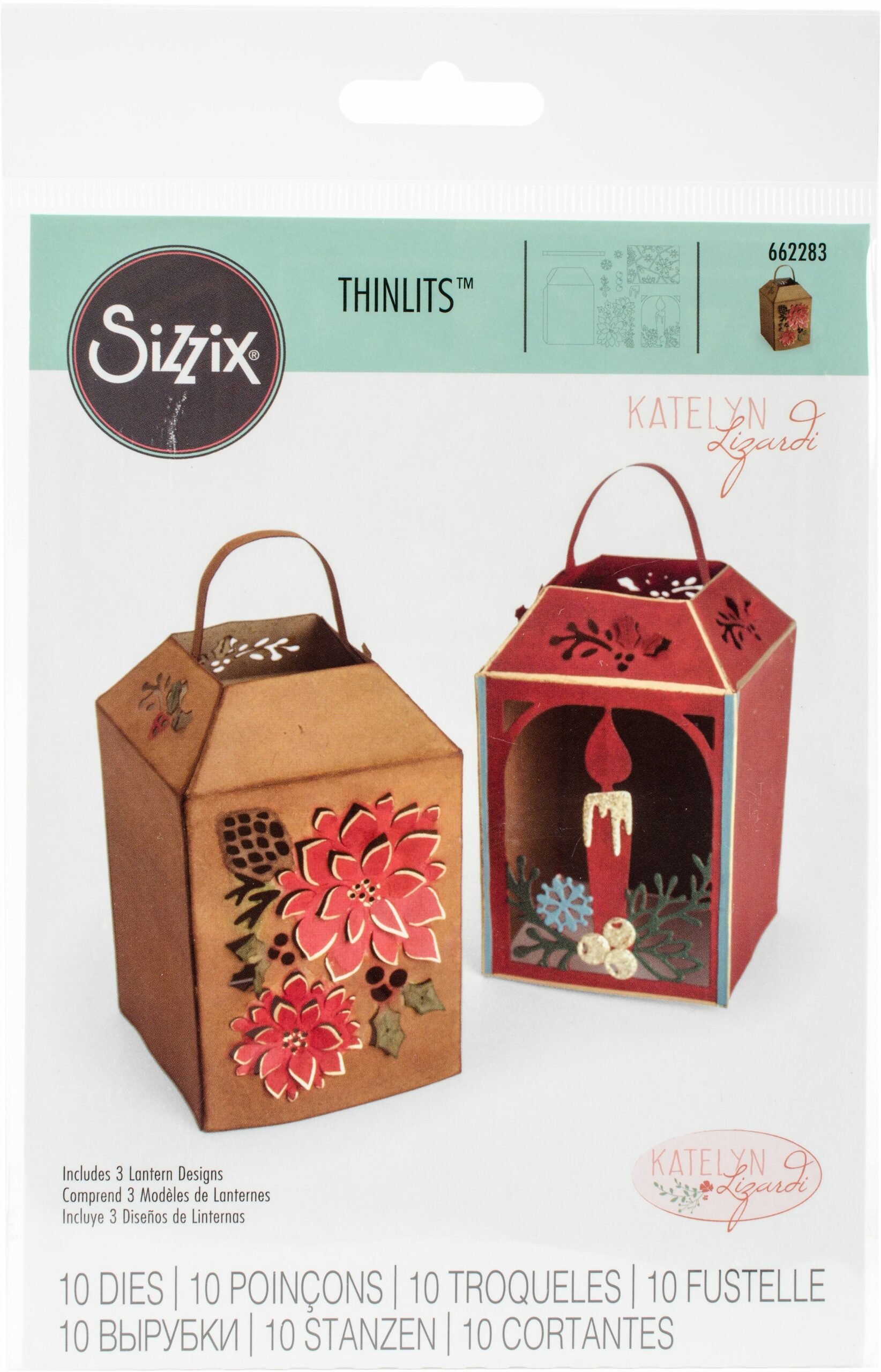 Sizzix Thinlits Fustella 6 Pezzi Set Chiesa – Taglio Carta E Tessuto Per Big Shot