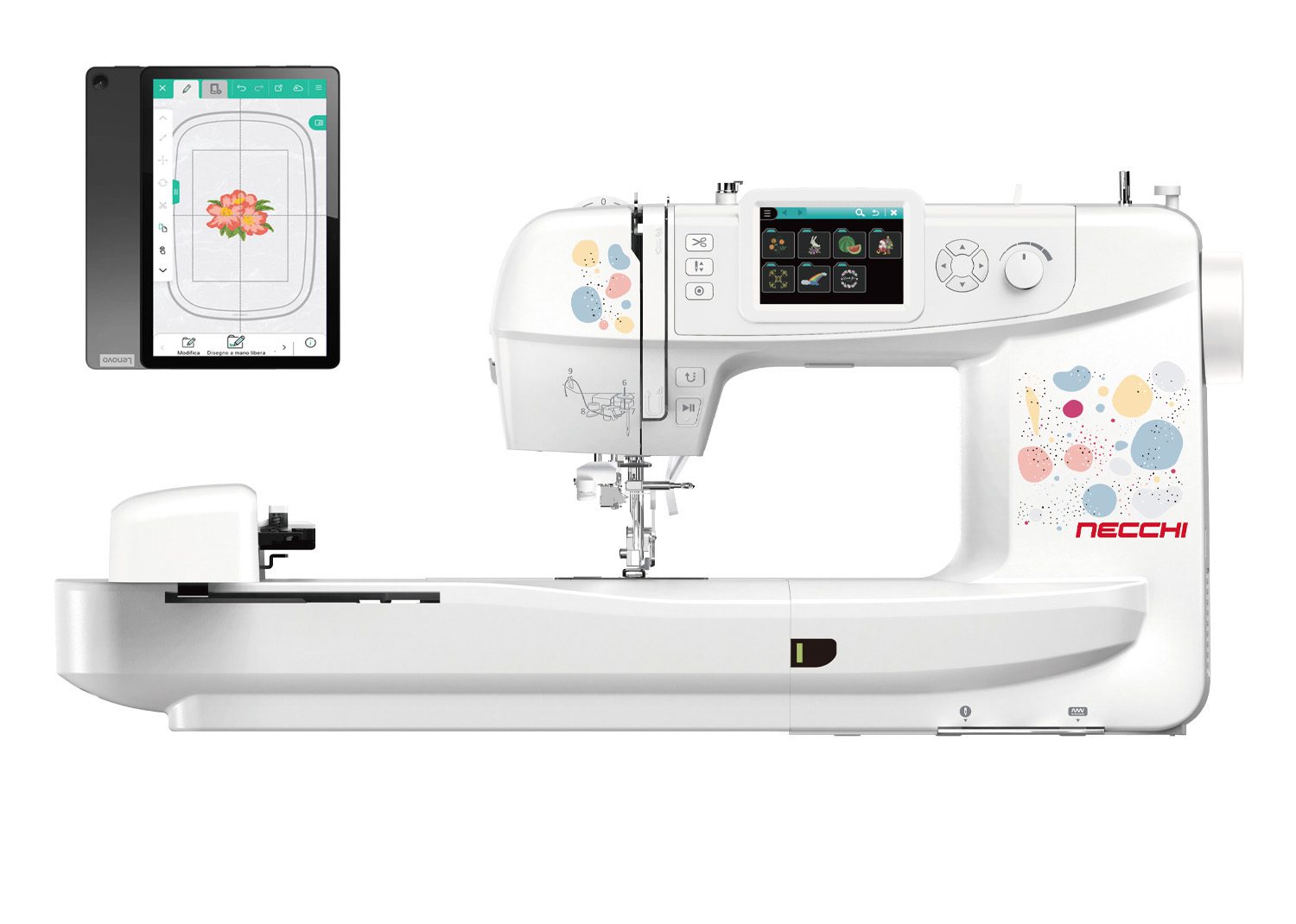 Macchina per cucire e ricamare Necchi Sweet NE210 - immagine 7